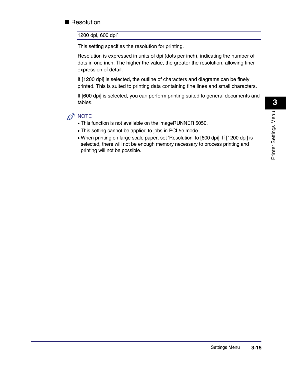 Resolution -15, Qresolution | Canon IMAGE RUNNER 5075 User Manual | Page 83 / 250