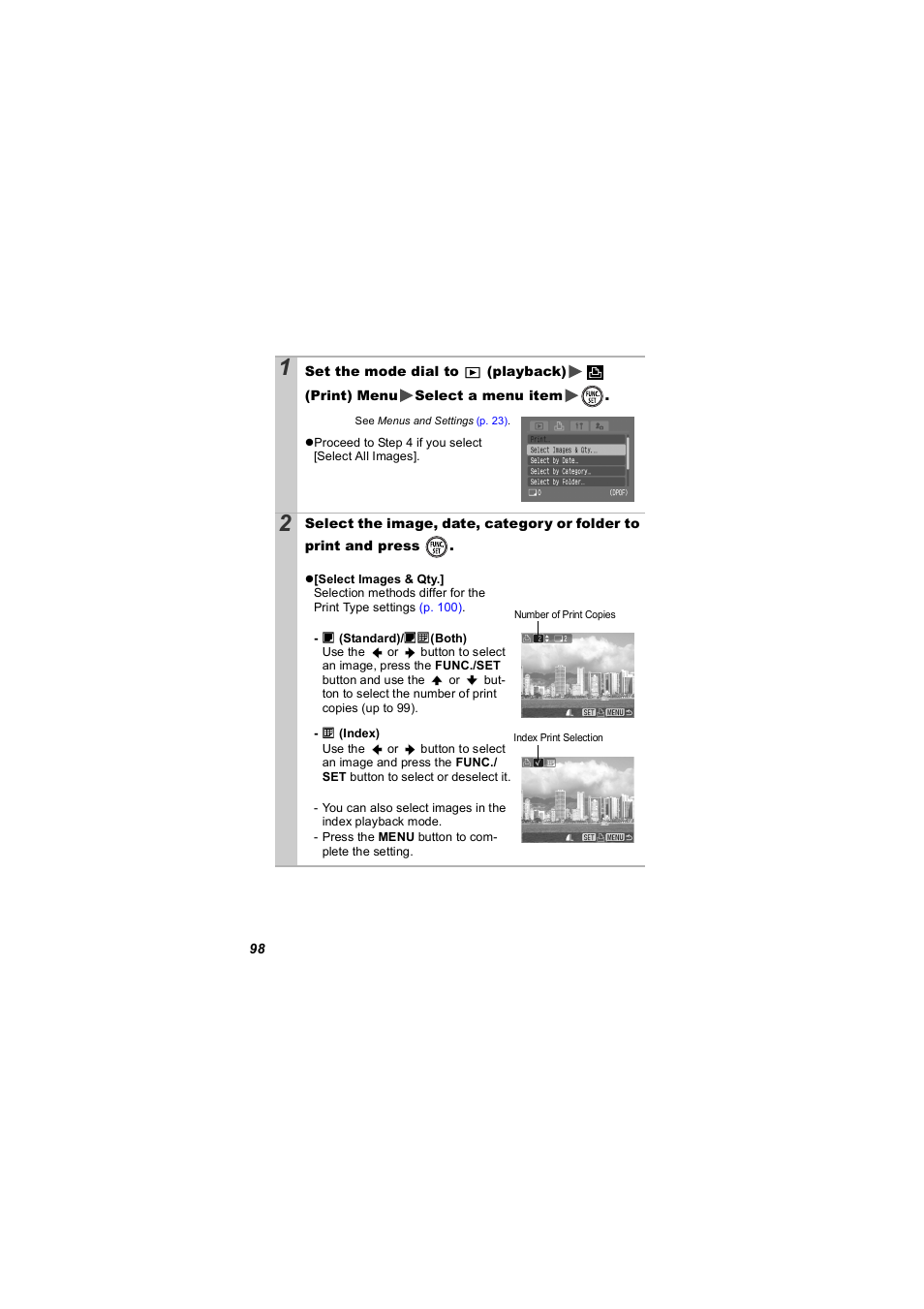 Canon 850 IS User Manual | Page 100 / 146