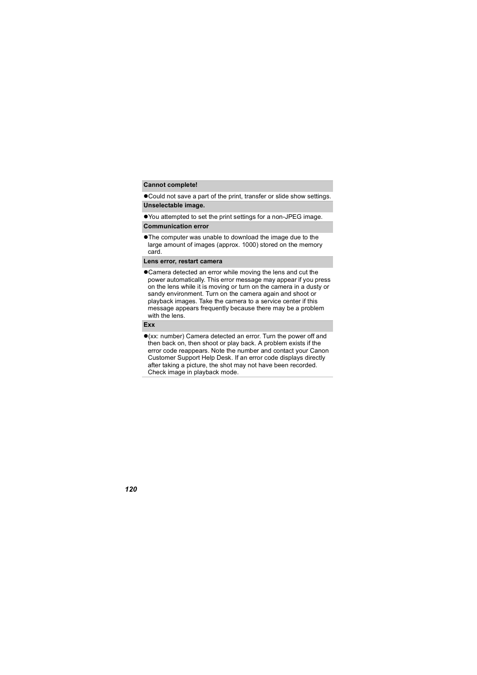 Canon 850 IS User Manual | Page 122 / 146