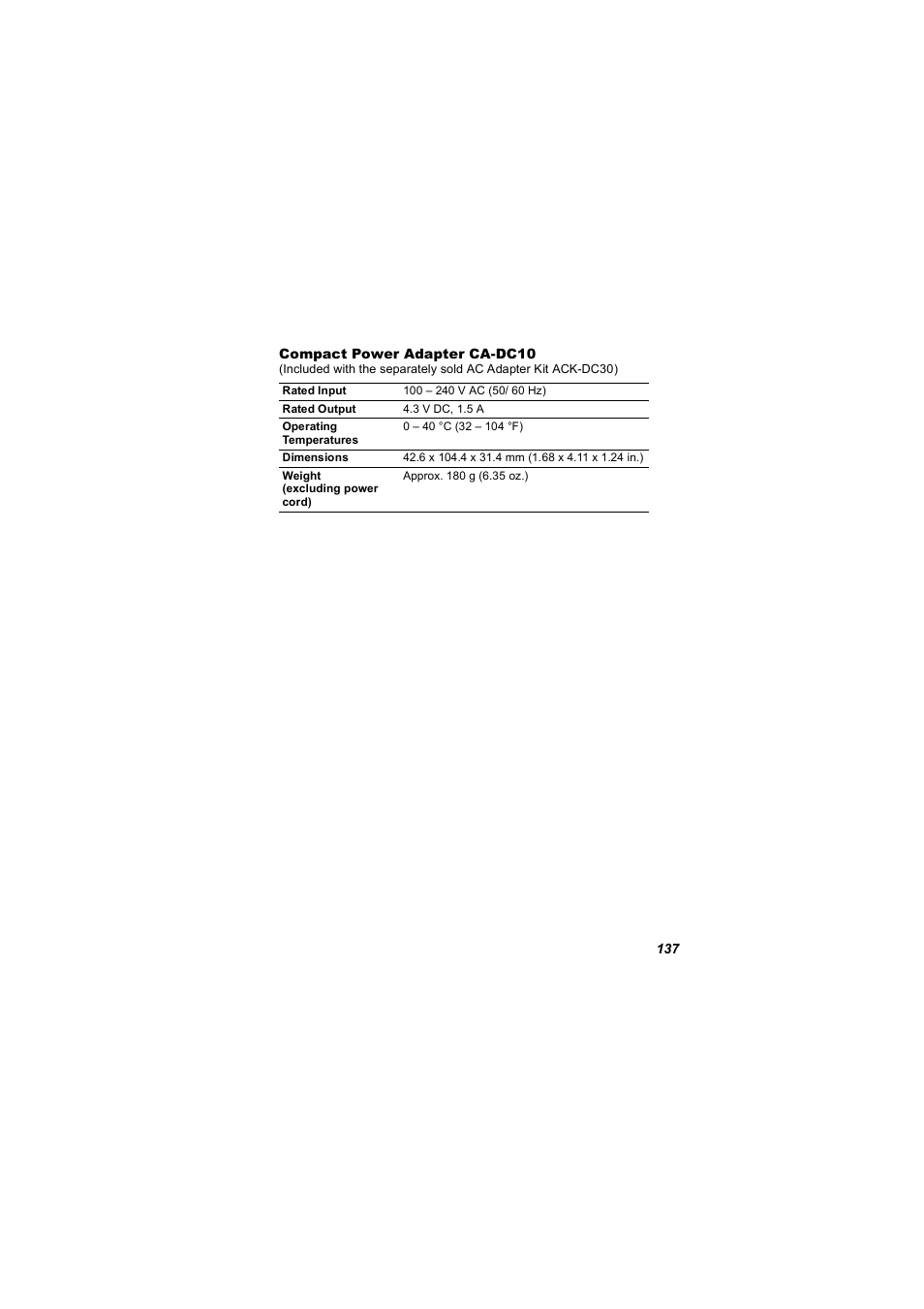 Canon 850 IS User Manual | Page 139 / 146