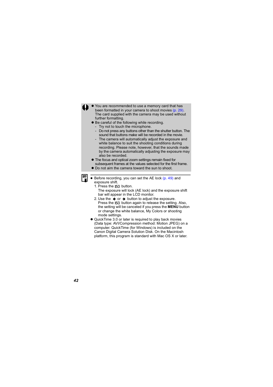 P. 42) | Canon 850 IS User Manual | Page 44 / 146