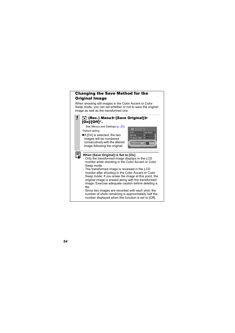 P. 64, P. 64) | Canon 850 IS User Manual | Page 66 / 146