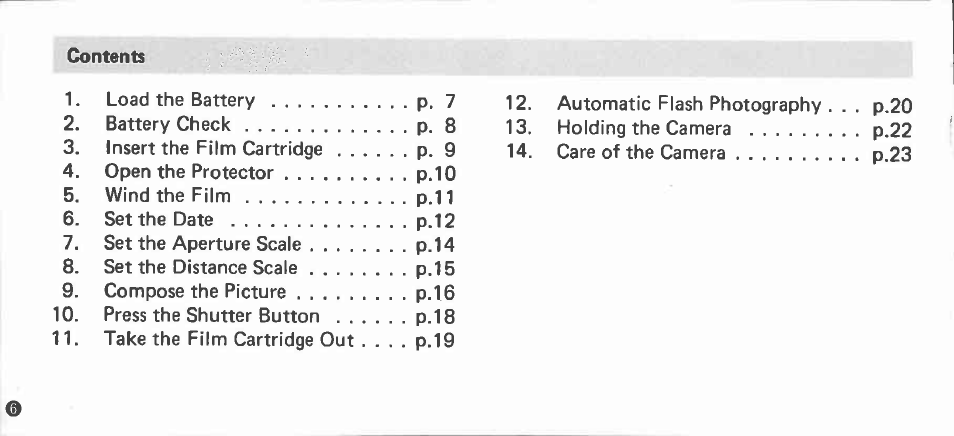 Shutter button | Canon 110ED20 User Manual | Page 6 / 44