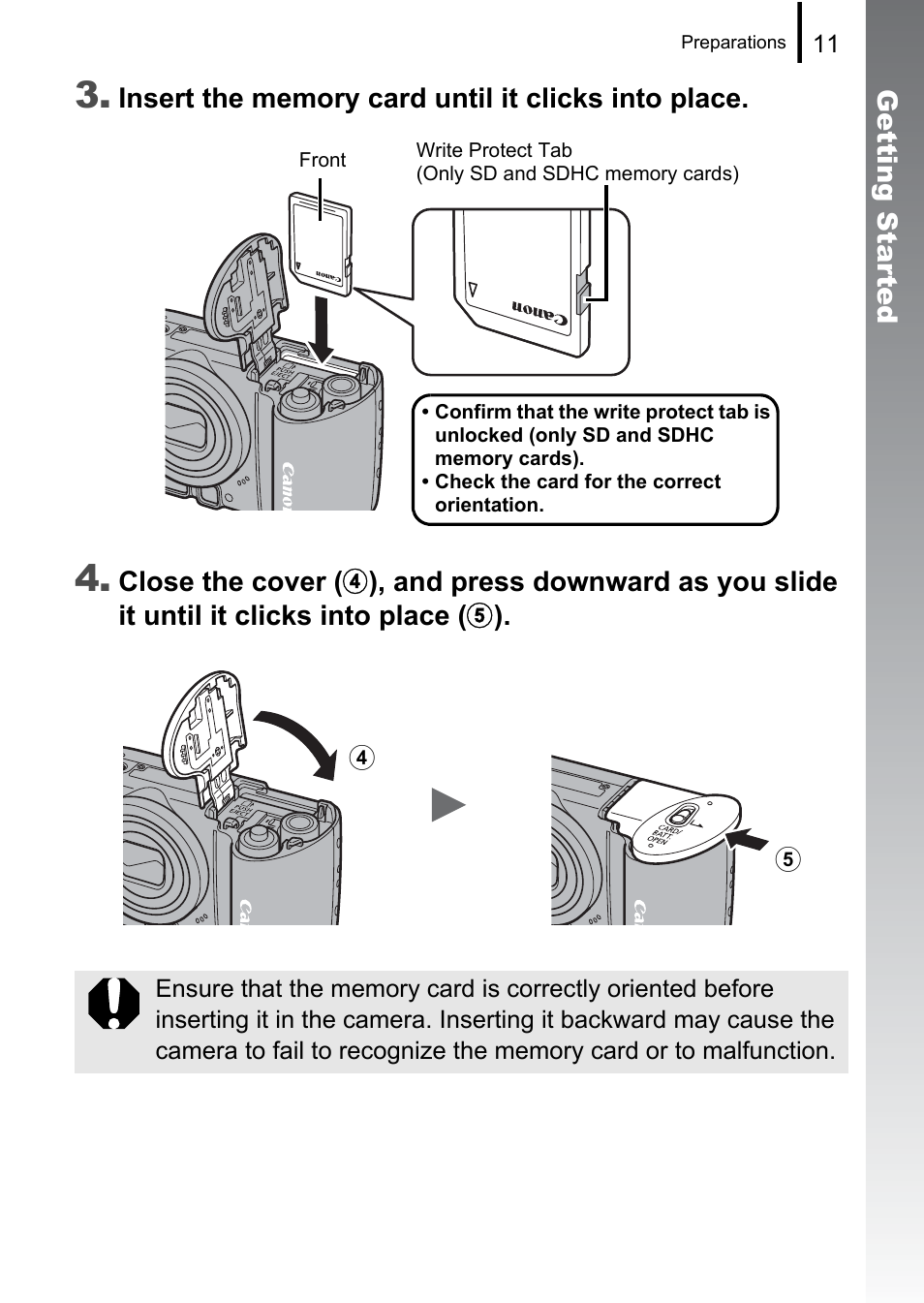 Canon A580 User Manual | Page 13 / 195