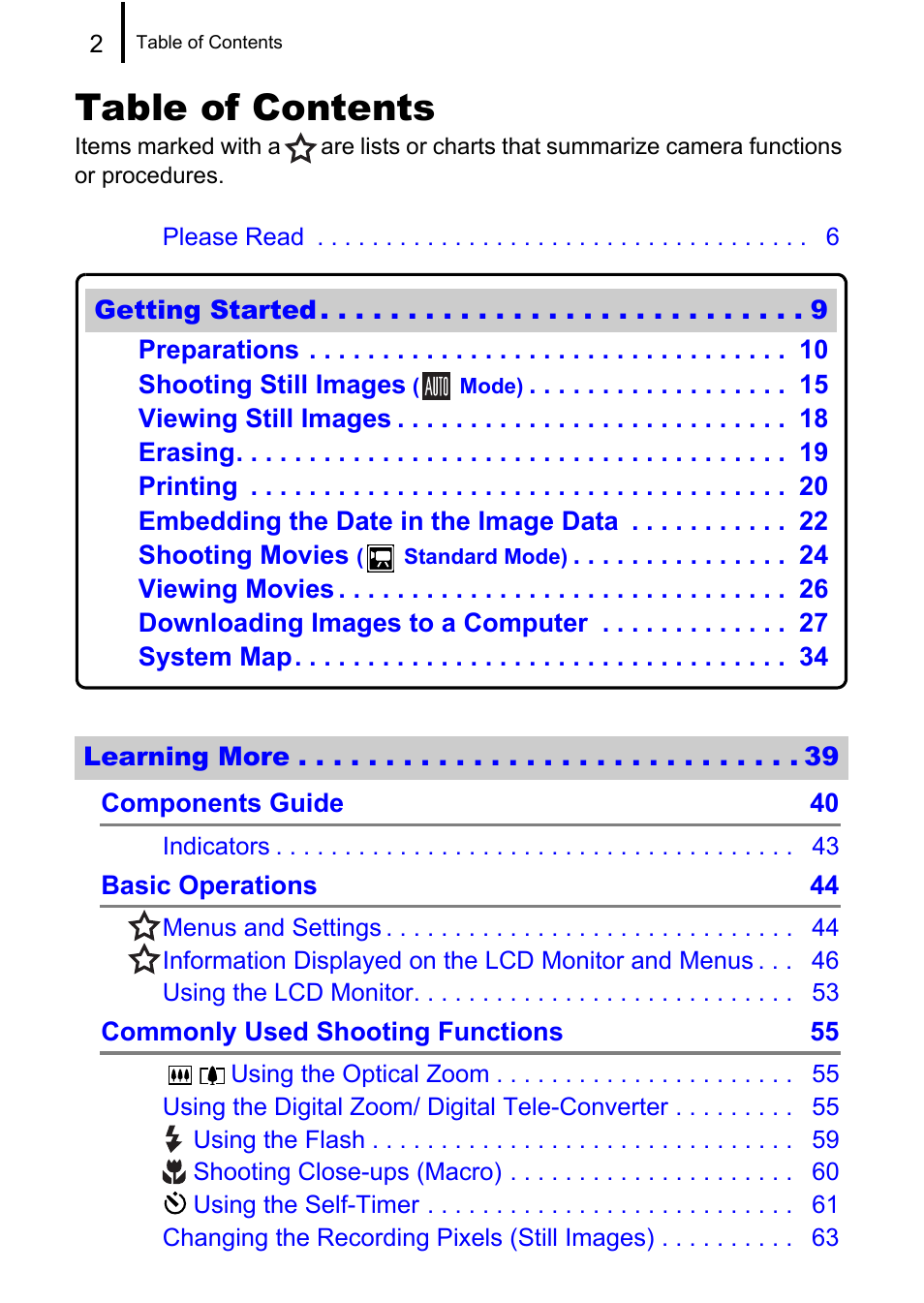 Canon A580 User Manual | Page 4 / 195