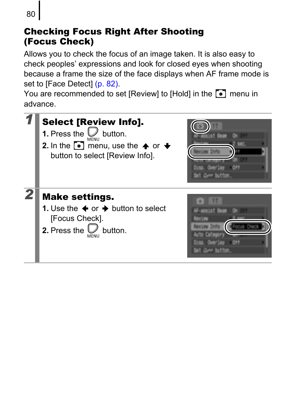 Canon A580 User Manual | Page 82 / 195