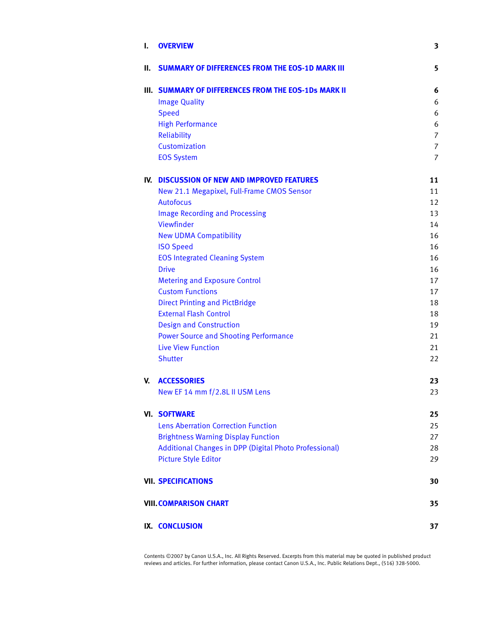 Canon EOS 1Ds User Manual | Page 2 / 38
