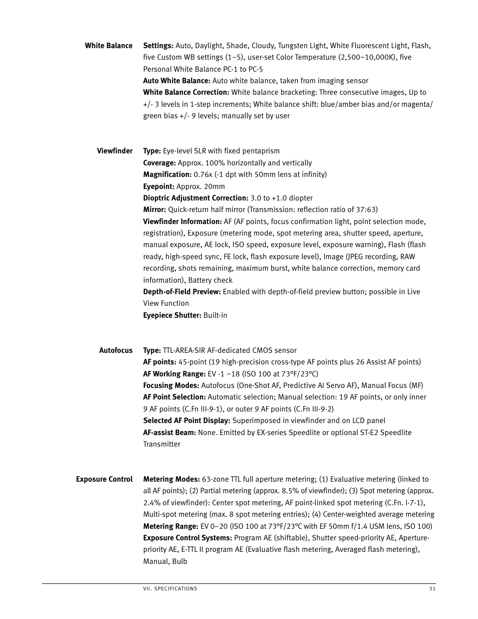 Canon EOS 1Ds User Manual | Page 31 / 38