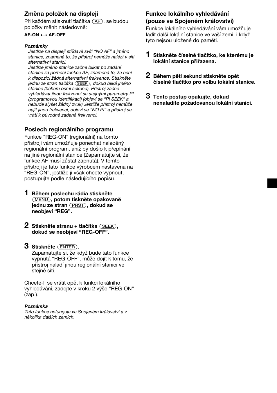 Sony XR-1300R User Manual | Page 51 / 100