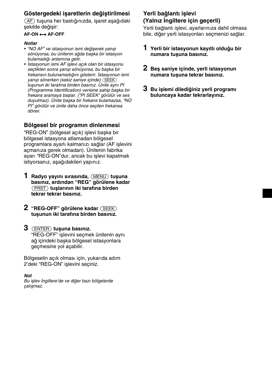 Sony XR-1300R User Manual | Page 71 / 100