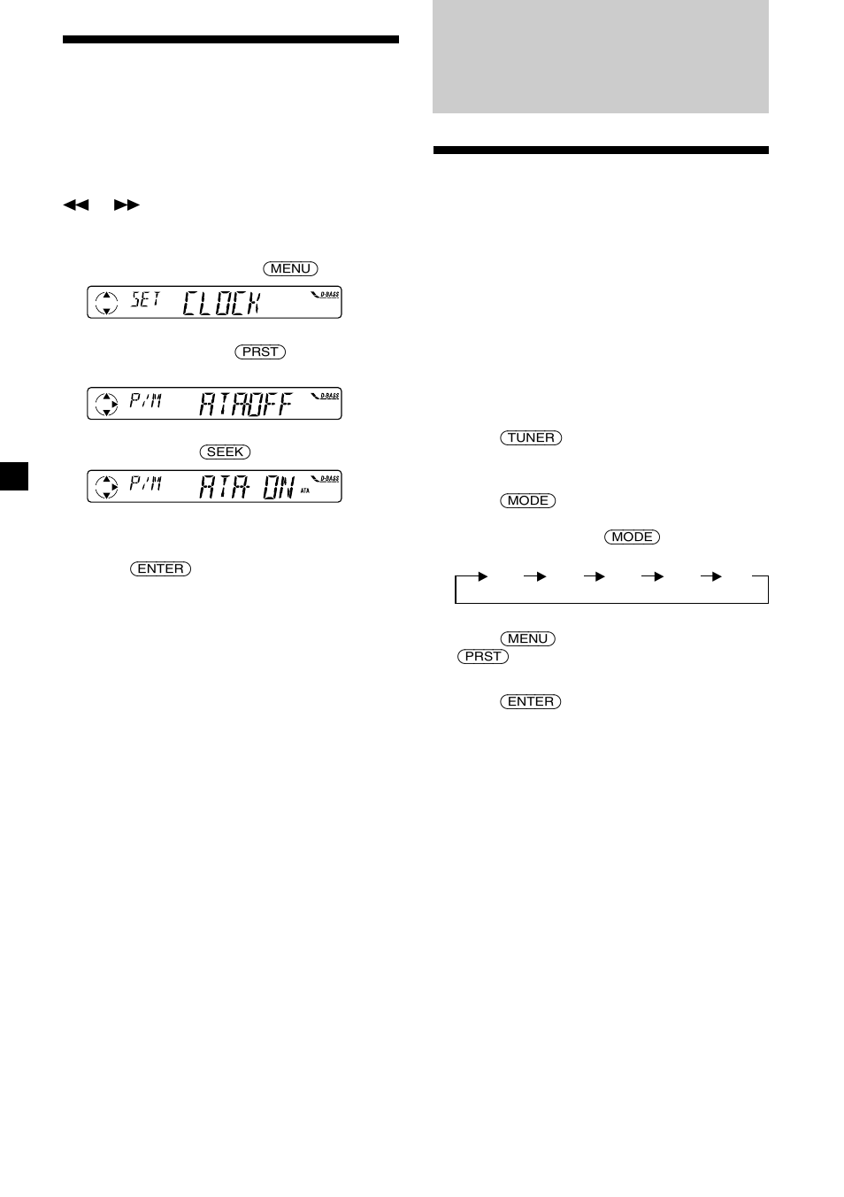 Radio | Sony XR-1300R User Manual | Page 8 / 100