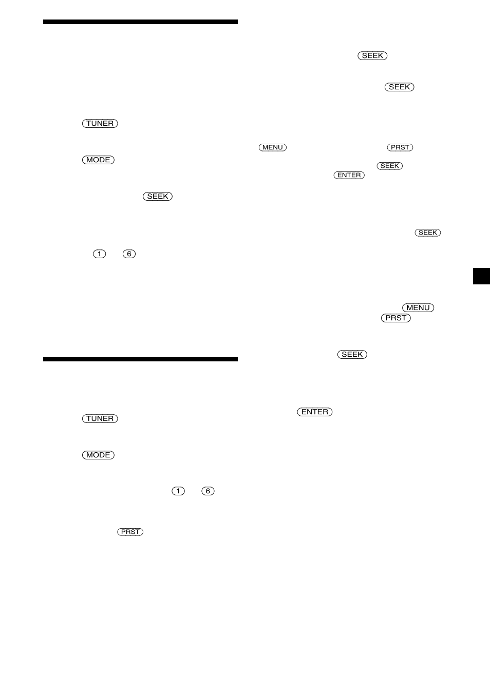 Sony XR-1300R User Manual | Page 9 / 100