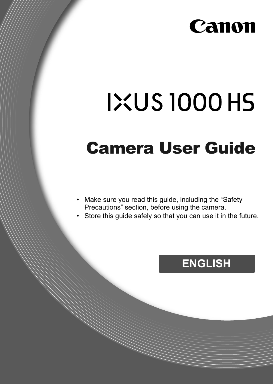 Canon IXUS 1000 HS User Manual | 178 pages