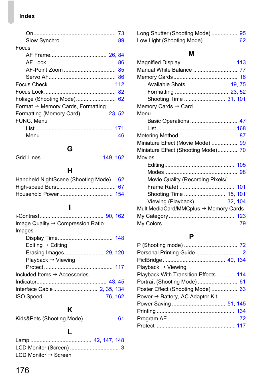 Canon IXUS 1000 HS User Manual | Page 176 / 178