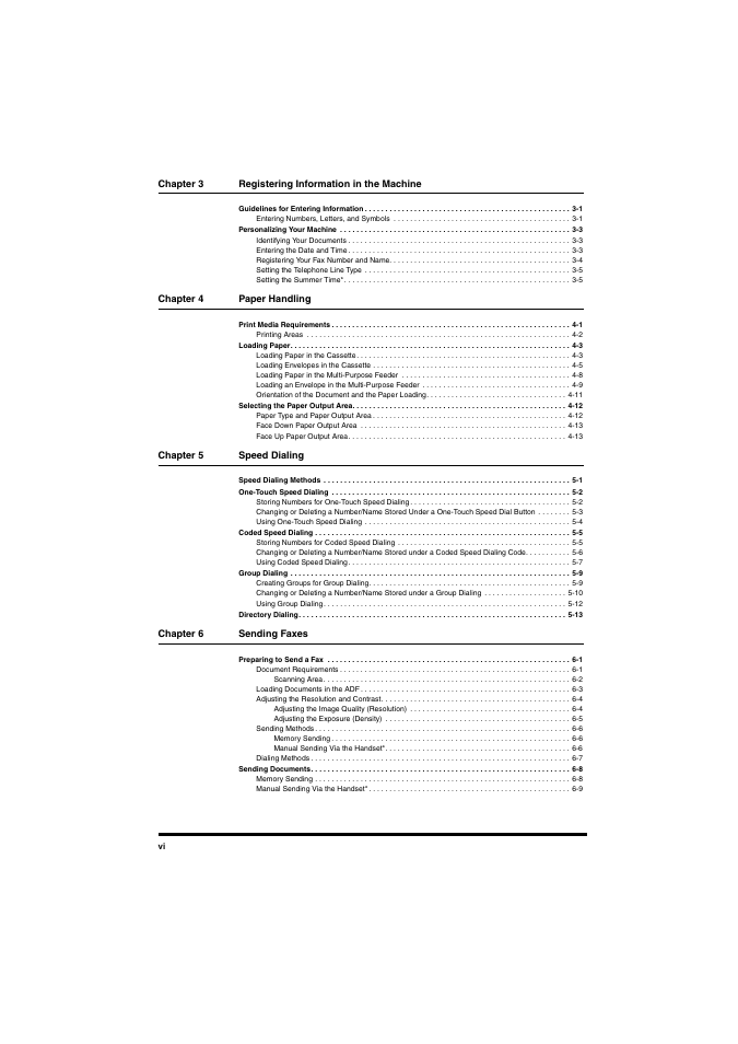 Canon L380S User Manual | Page 7 / 224