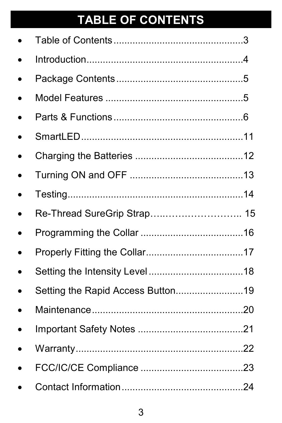 D.T. Systems R.A.P.T. 1400 Series User Manual | Page 3 / 24