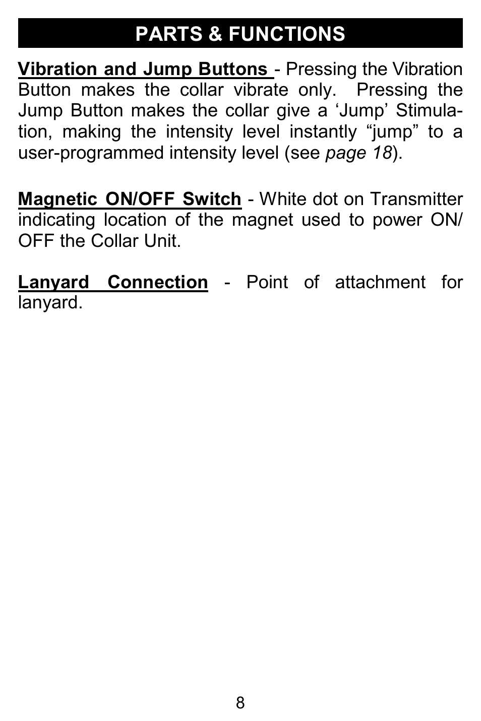 D.T. Systems R.A.P.T. 1400 Series User Manual | Page 8 / 24