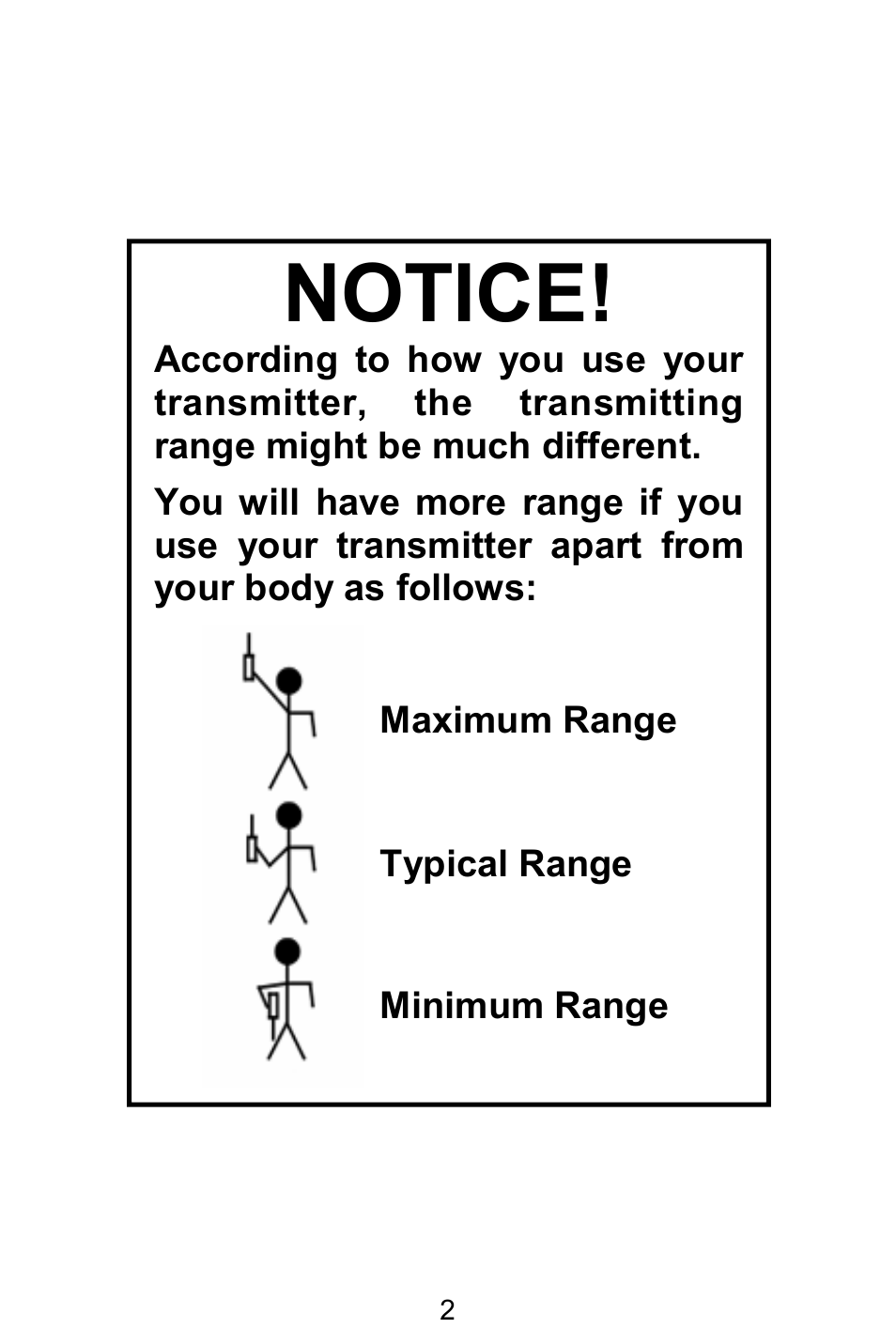 Notice | D.T. Systems Micro-iDT PLUS with SmartLED User Manual | Page 2 / 20
