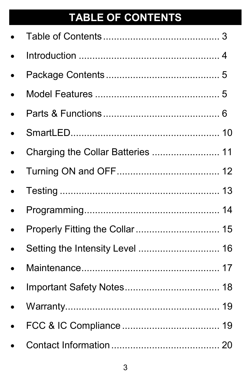 D.T. Systems Micro-iDT PLUS with SmartLED User Manual | Page 3 / 20