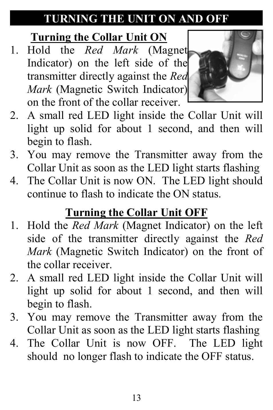D.T. Systems Micro-iDT Z3000 (ex. serial #A12345) User Manual | Page 13 / 20