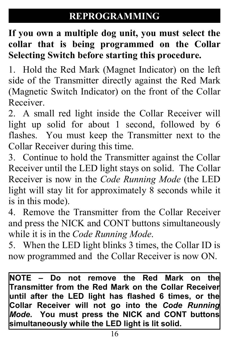 D.T. Systems Micro-iDT Z3000 (ex. serial #A12345) User Manual | Page 16 / 20