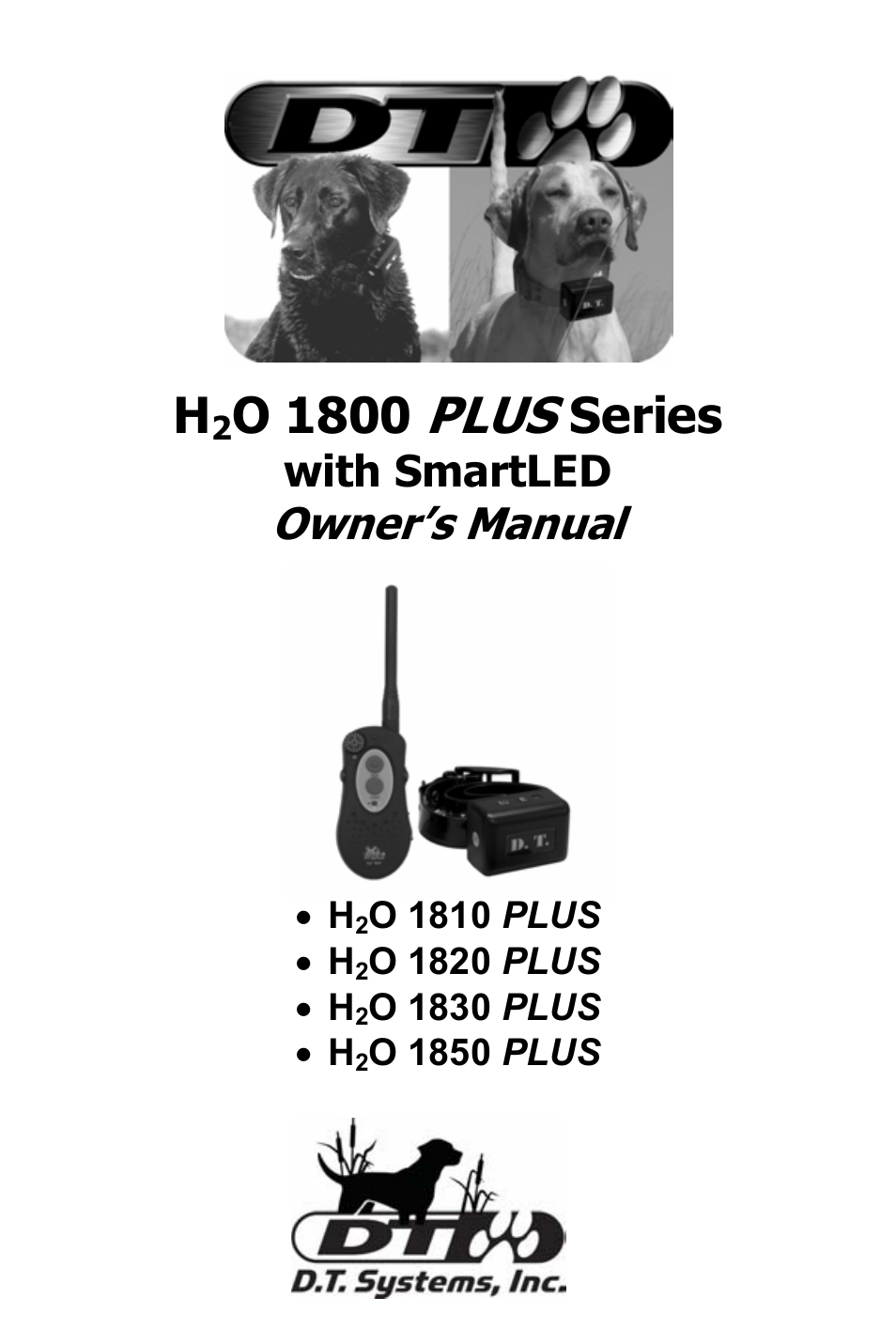 D.T. Systems H2O 1810 PLUS with SmartLED User Manual | 24 pages