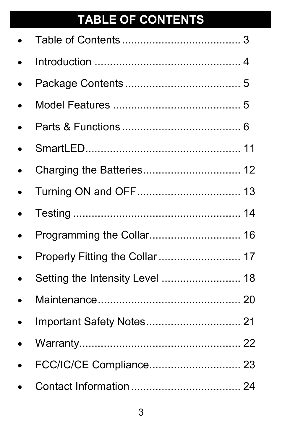 D.T. Systems H2O 1810 PLUS with SmartLED User Manual | Page 3 / 24