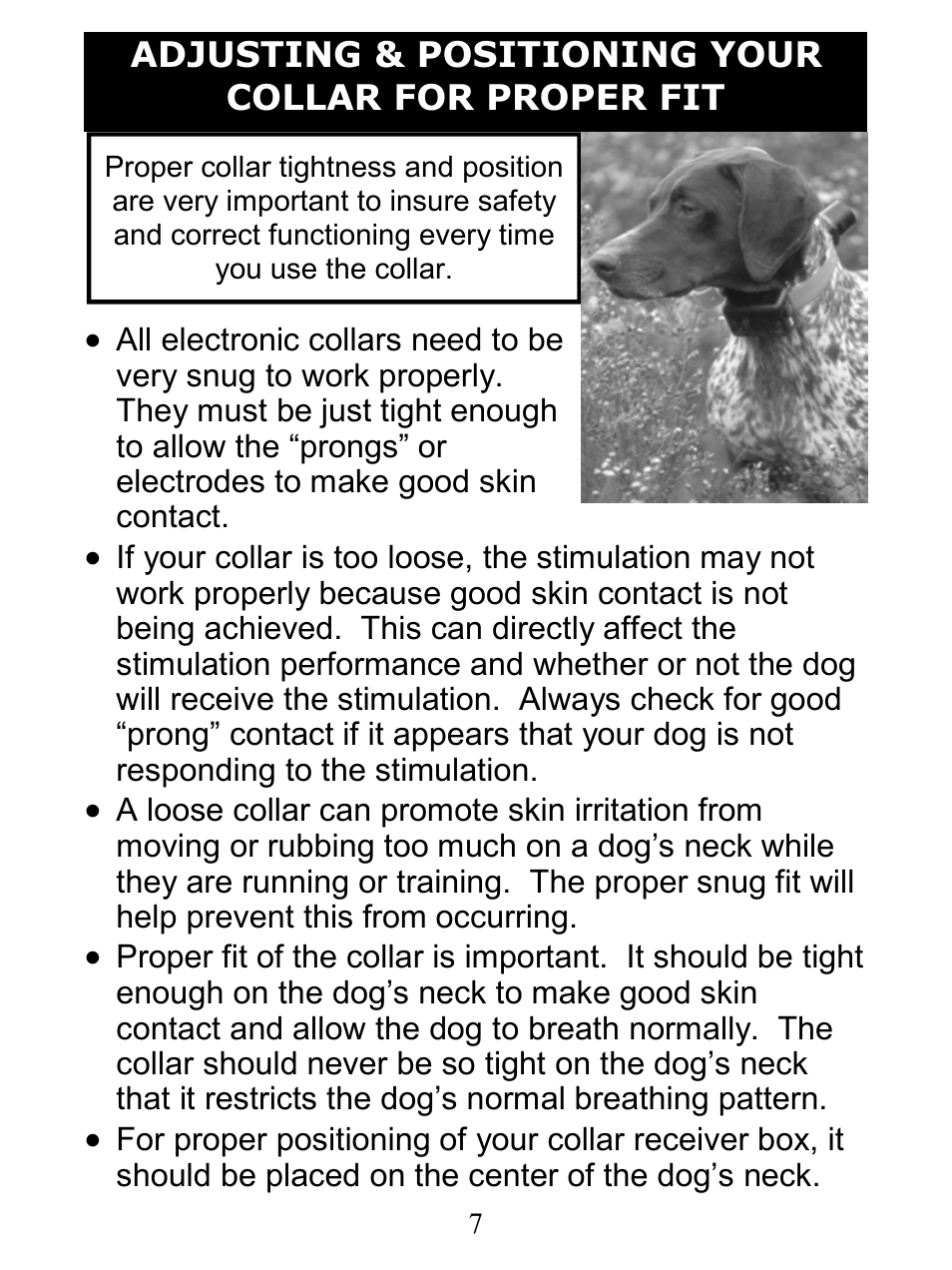 D.T. Systems H2O 1810 User Manual | Page 7 / 24