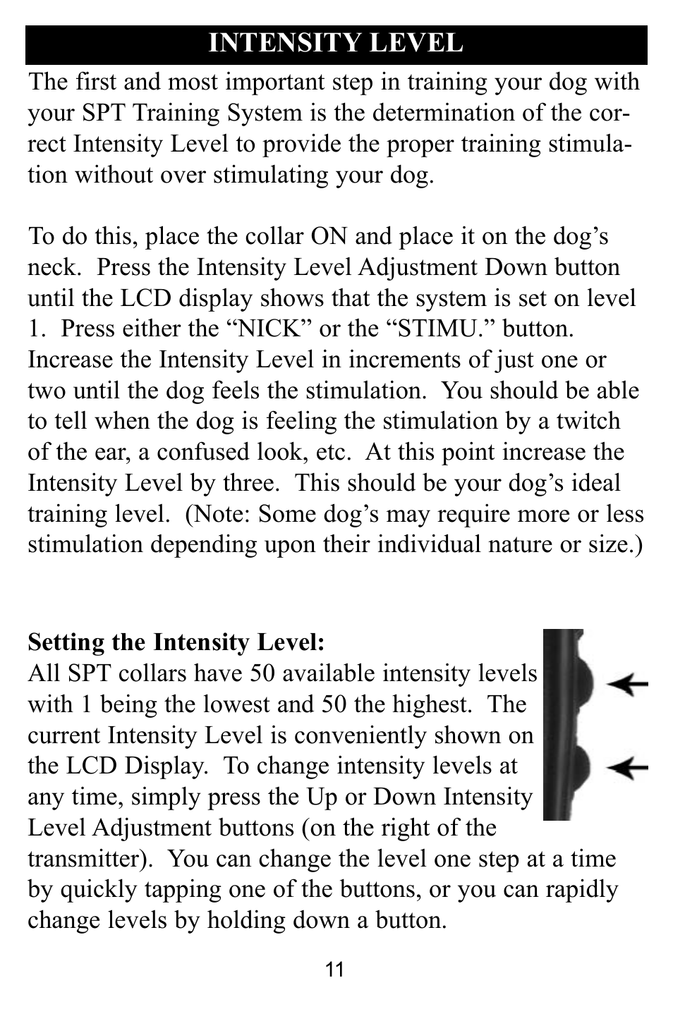 D.T. Systems SPT 2420 User Manual | Page 11 / 24