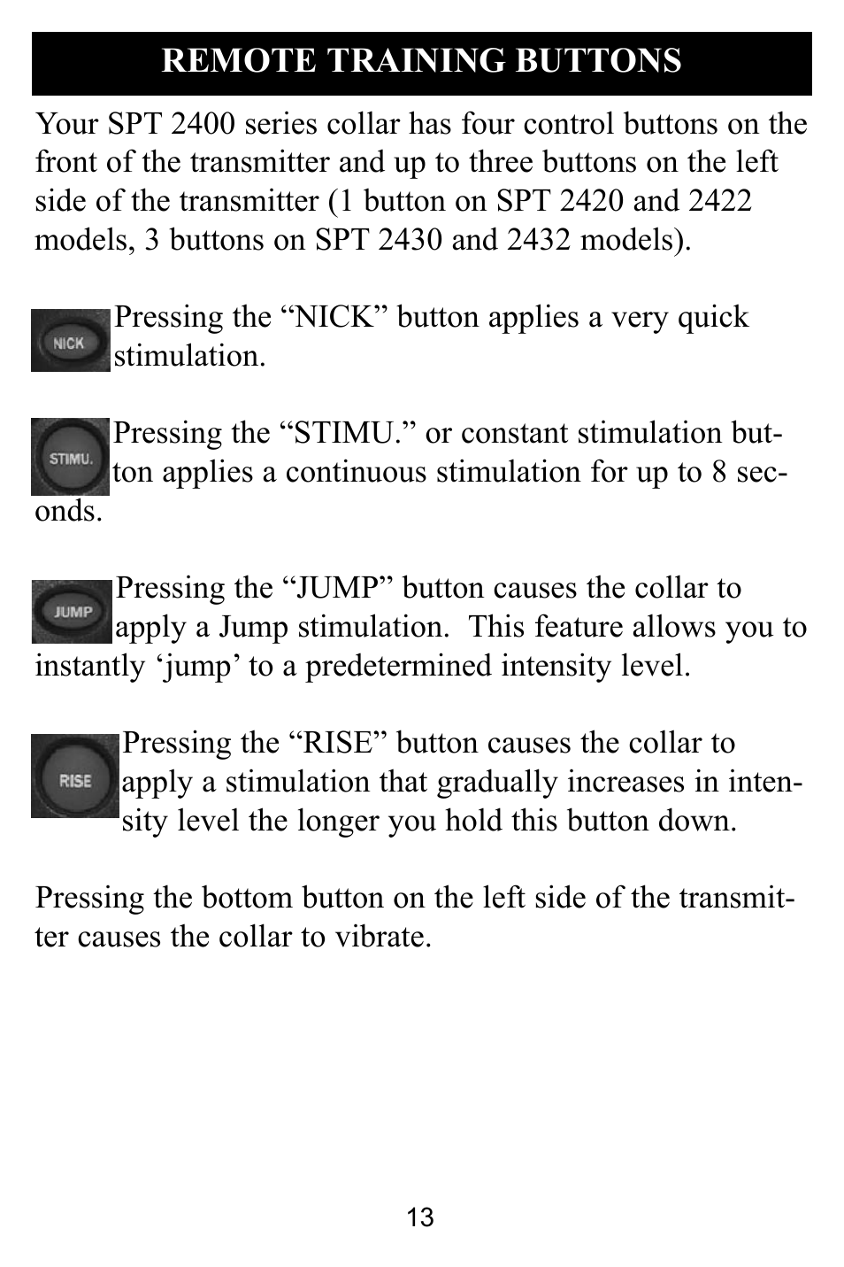D.T. Systems SPT 2420 User Manual | Page 13 / 24