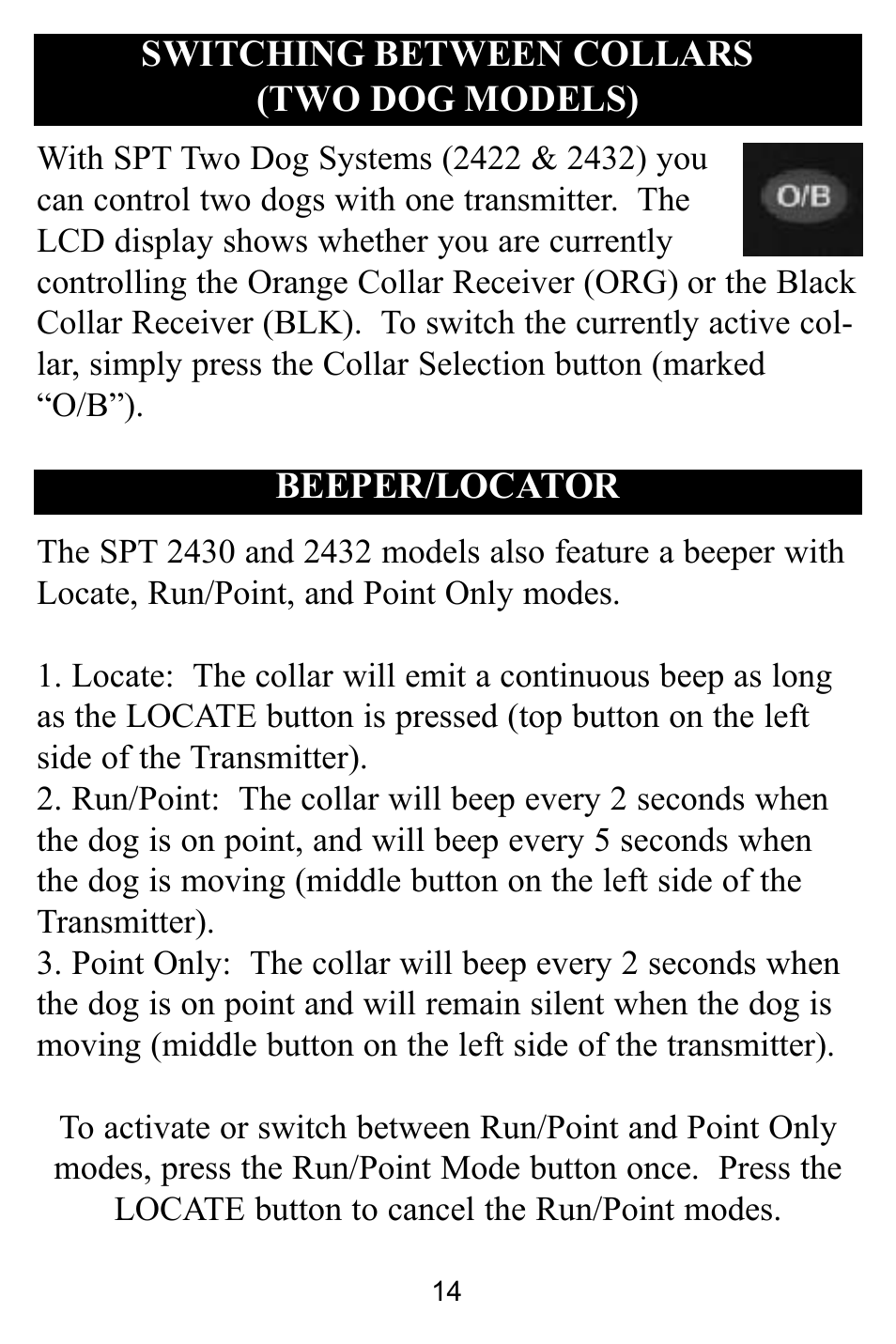 D.T. Systems SPT 2420 User Manual | Page 14 / 24