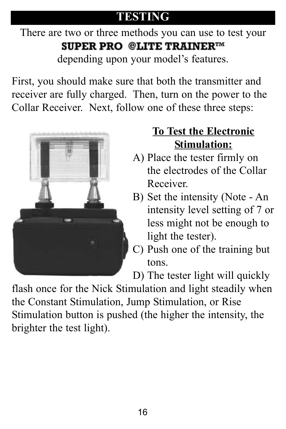D.T. Systems SPT 2420 User Manual | Page 16 / 24