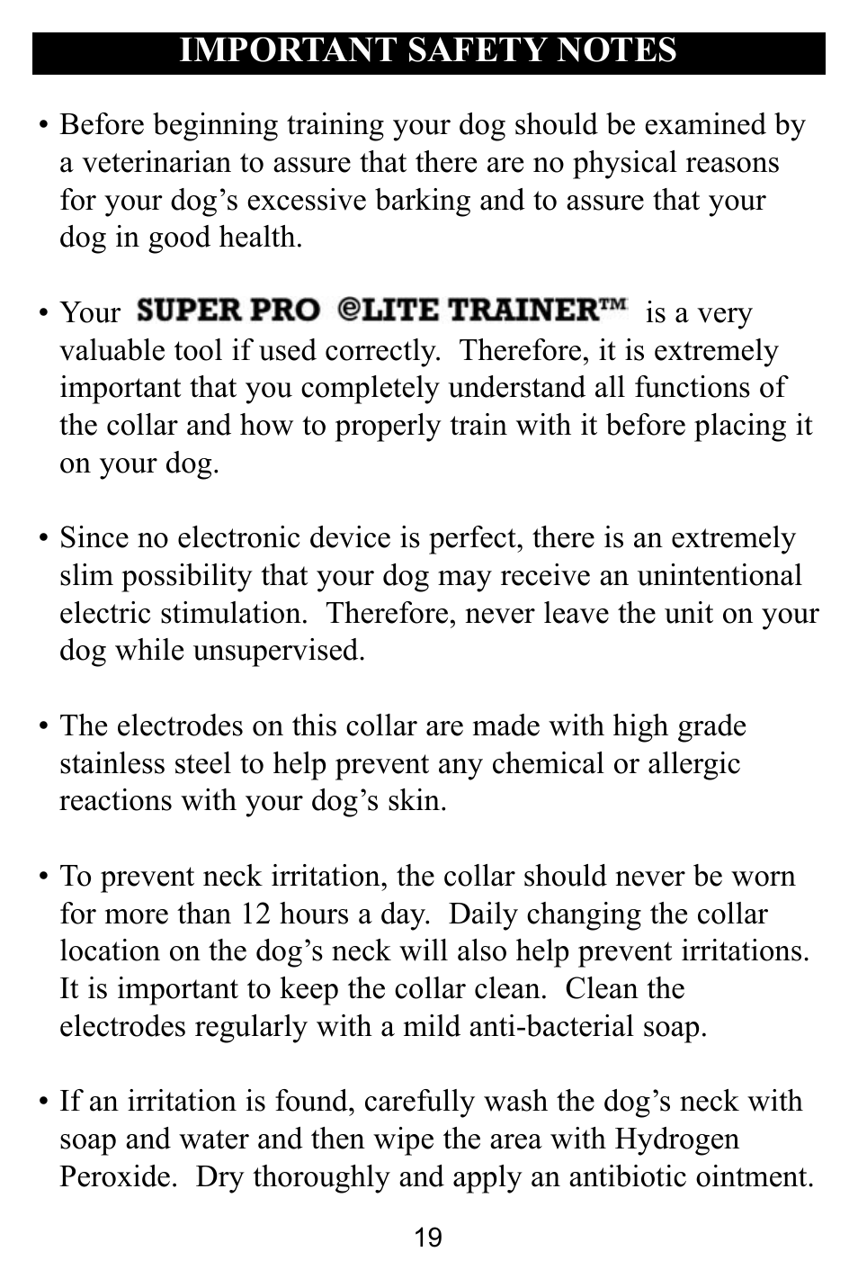 D.T. Systems SPT 2420 User Manual | Page 19 / 24