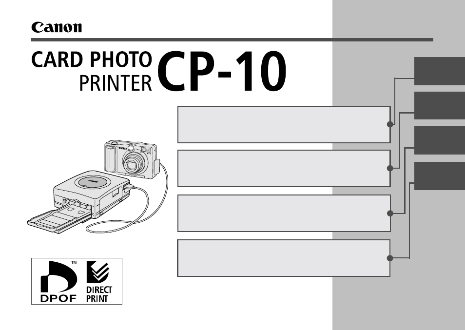 Canon CP 10 User Manual | 94 pages