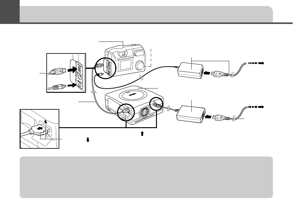 Connecting the camera to the printer | Canon CP 10 User Manual | Page 19 / 94