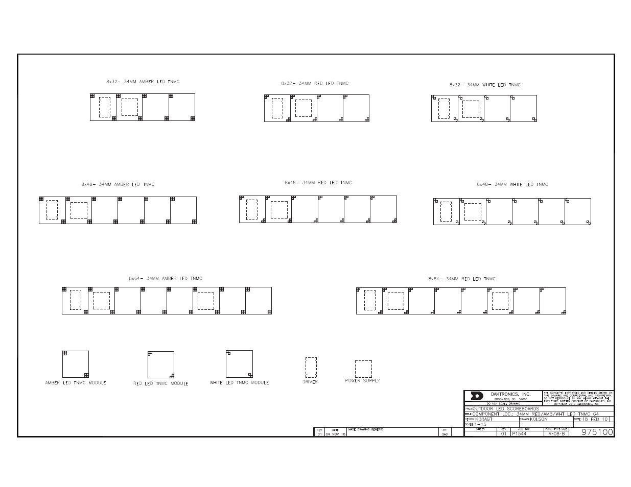 Daktronics CR-2004 Multi-Section Cricket Scoreboard User Manual | Page 81 / 90