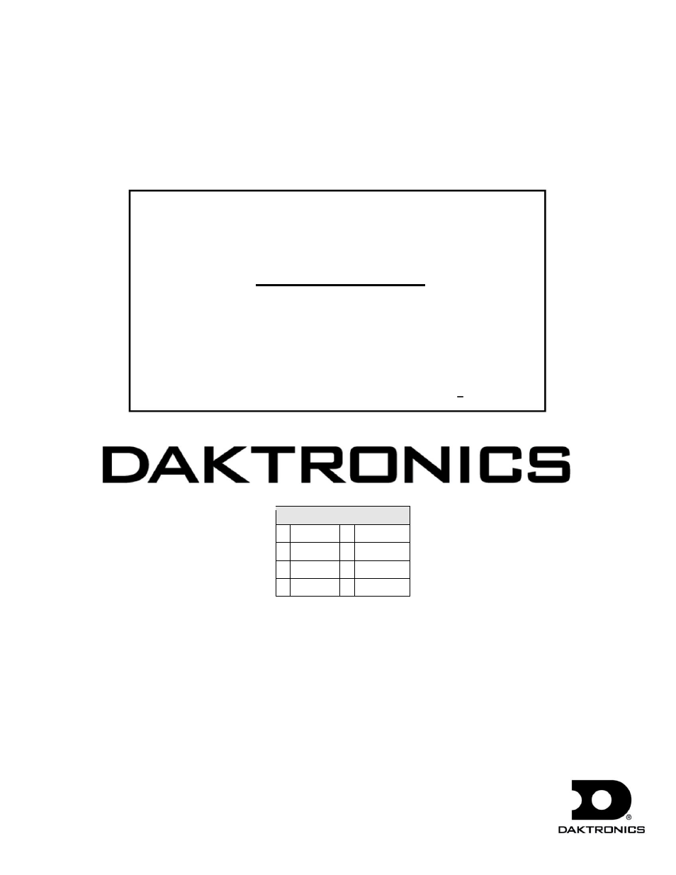 Daktronics T-7060 Touchpad User Manual | 29 pages