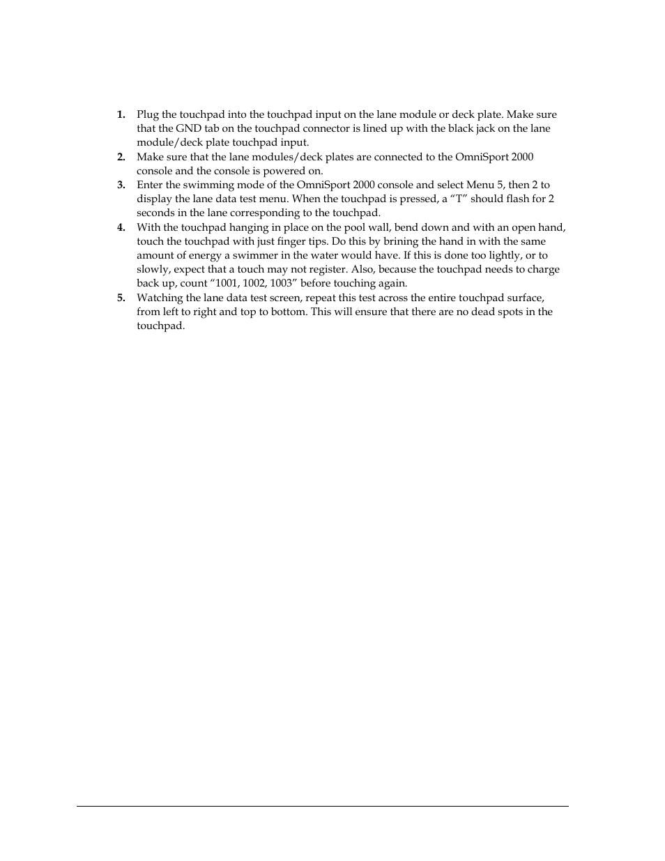 2 functional test, Functional test, On 3.2 ) | Daktronics T-7060 Touchpad User Manual | Page 12 / 29