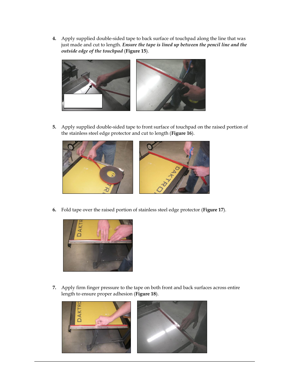 Daktronics T-7060 Touchpad User Manual | Page 18 / 29