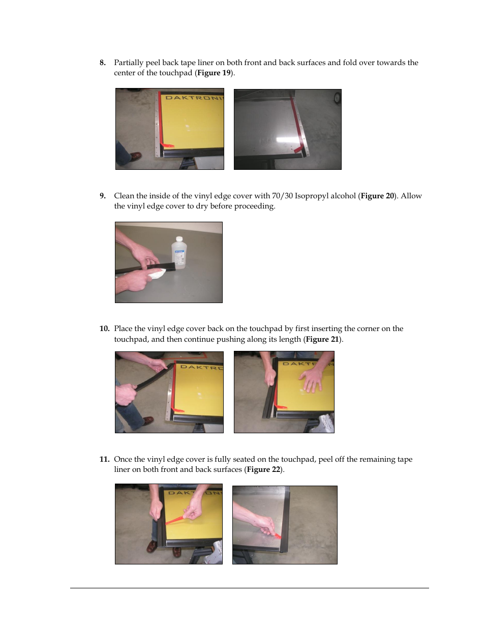 Daktronics T-7060 Touchpad User Manual | Page 19 / 29