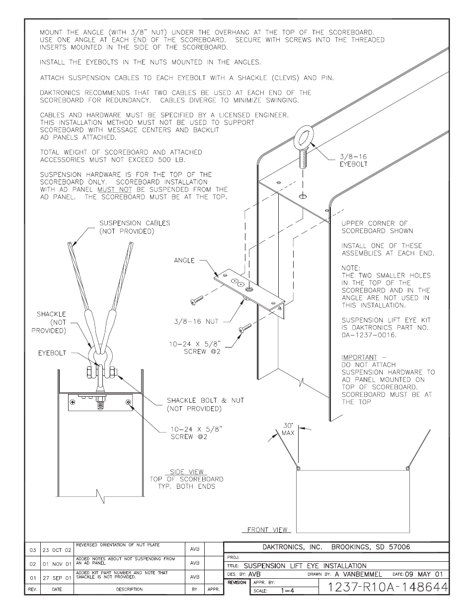 Daktronics BB-2101 Tuff Sport Basketball LED Scoreboard User Manual | Page 132 / 184