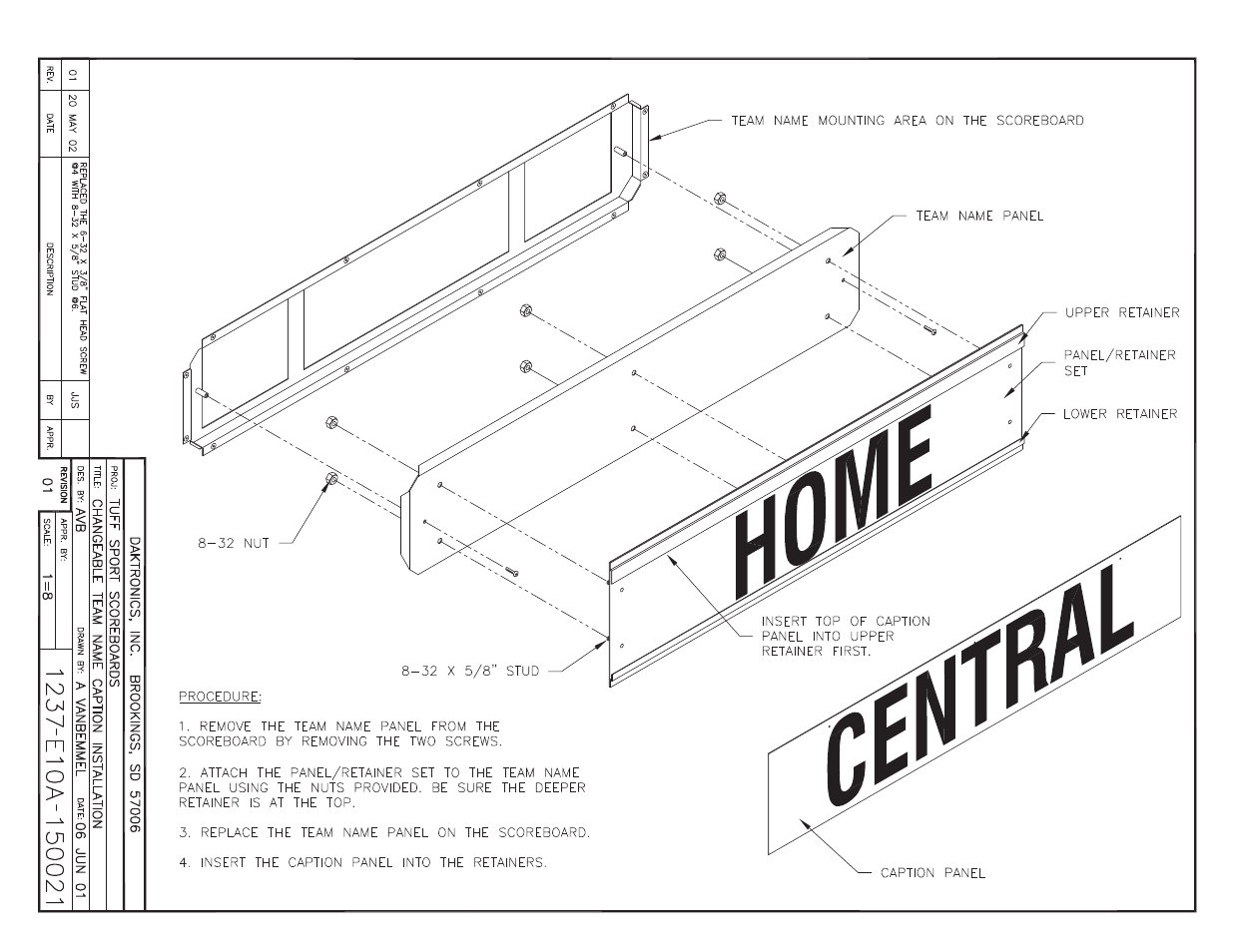 Daktronics BB-2101 Tuff Sport Basketball LED Scoreboard User Manual | Page 135 / 184