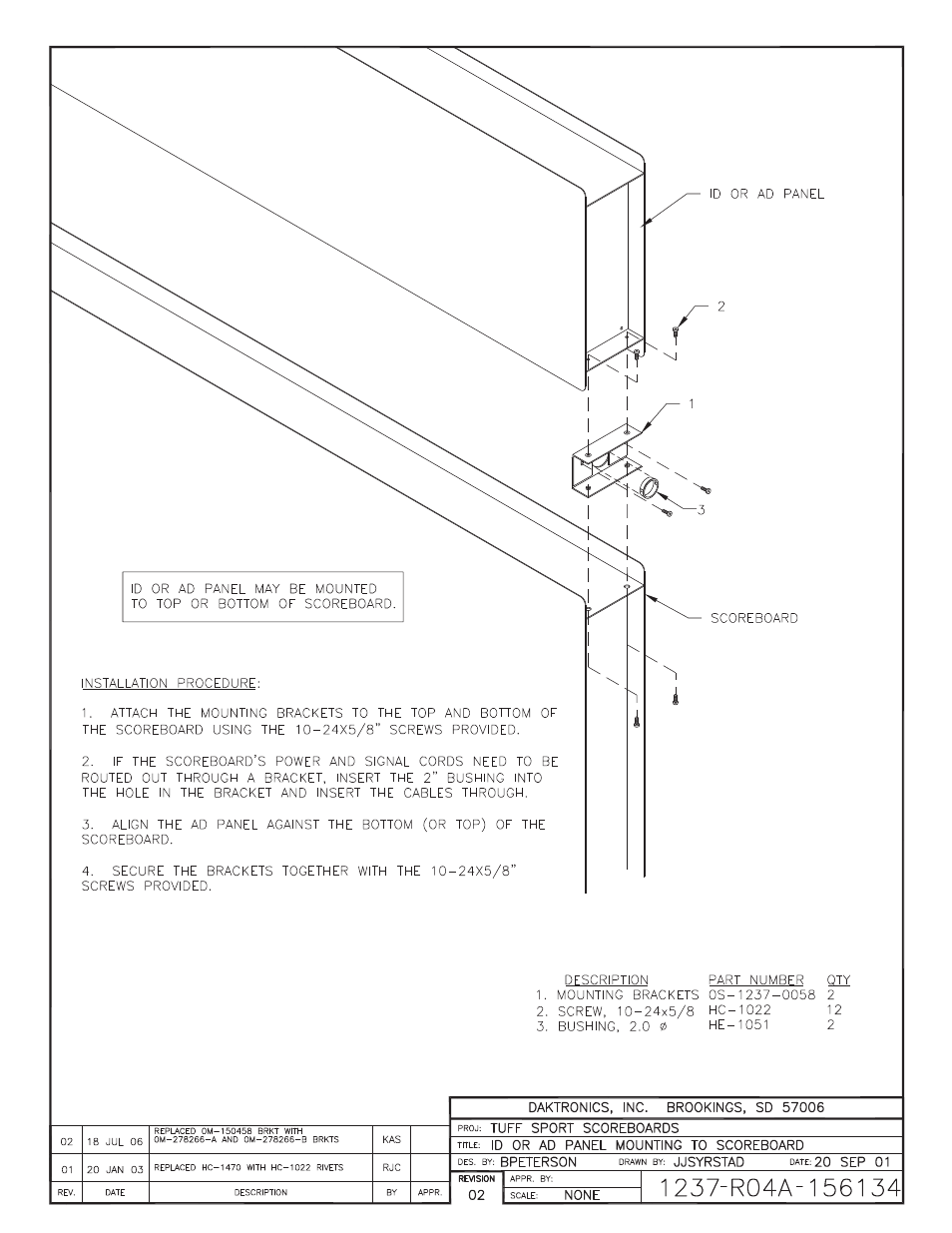 Daktronics BB-2101 Tuff Sport Basketball LED Scoreboard User Manual | Page 137 / 184