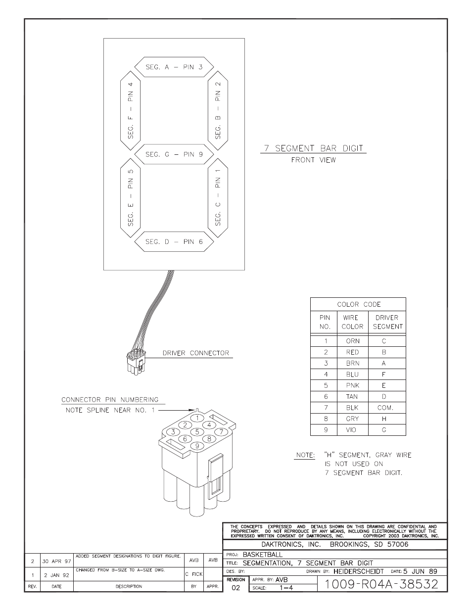 Daktronics BB-2101 Tuff Sport Basketball LED Scoreboard User Manual | Page 170 / 184