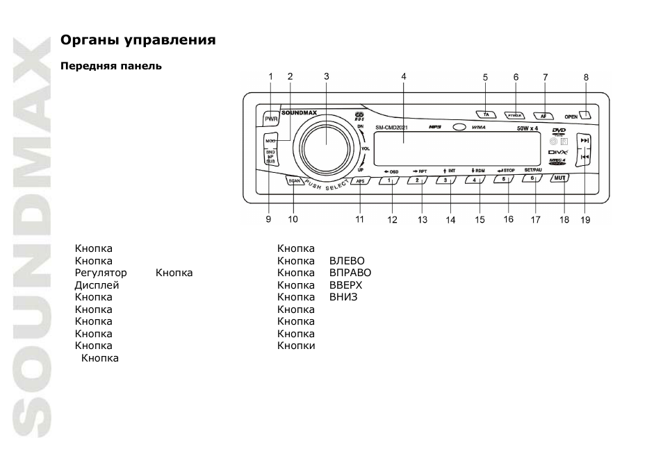 SoundMax SM-CMD2021 User Manual | Page 42 / 66