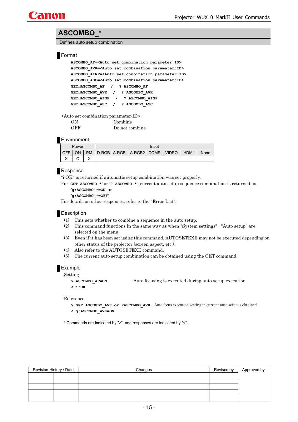 Ascombo | Canon MARKLL WUX10 User Manual | Page 19 / 91