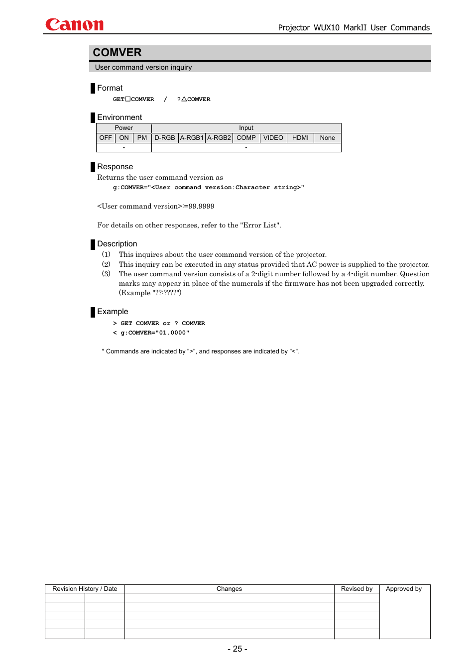 Comver | Canon MARKLL WUX10 User Manual | Page 29 / 91