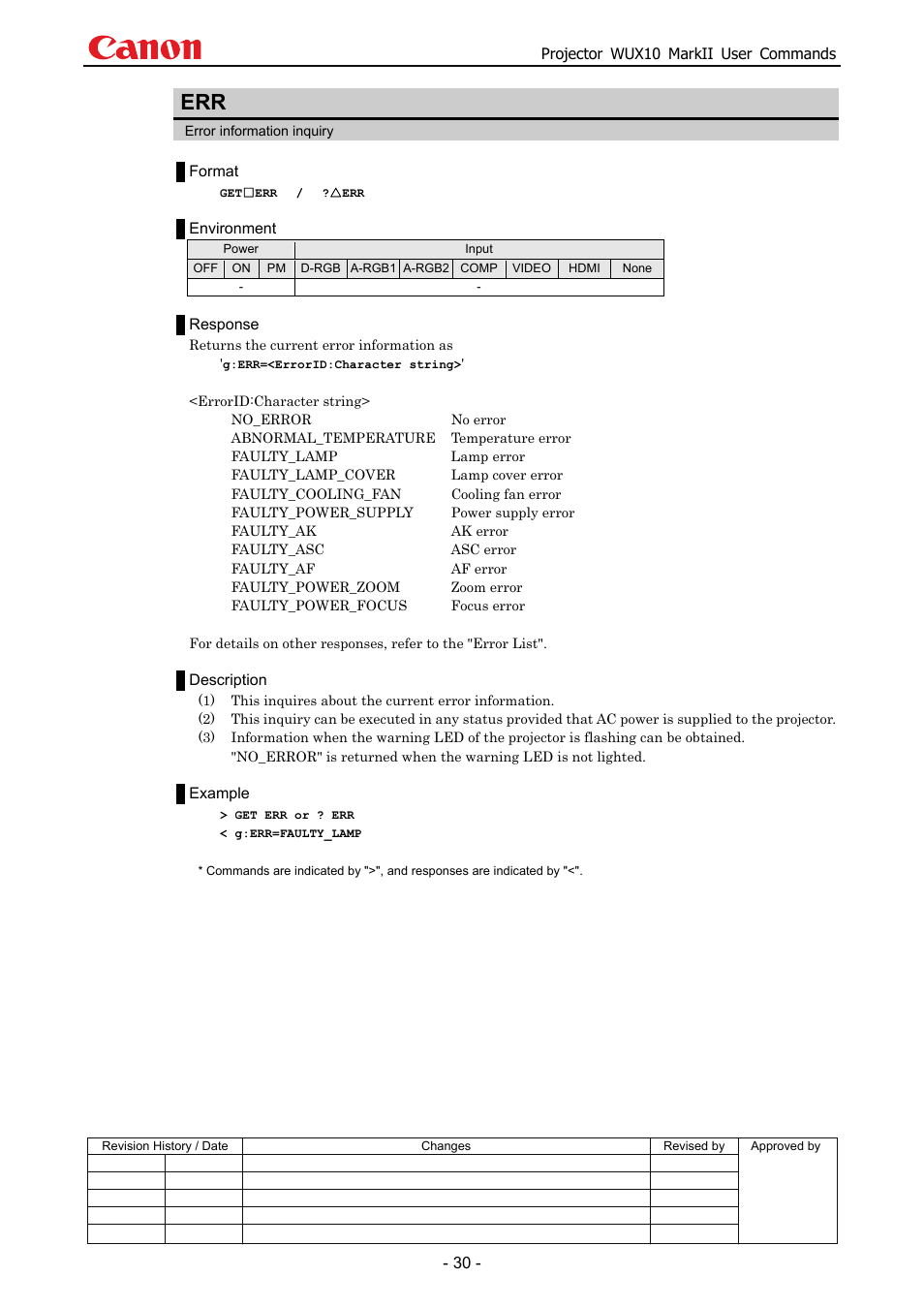 Canon MARKLL WUX10 User Manual | Page 34 / 91