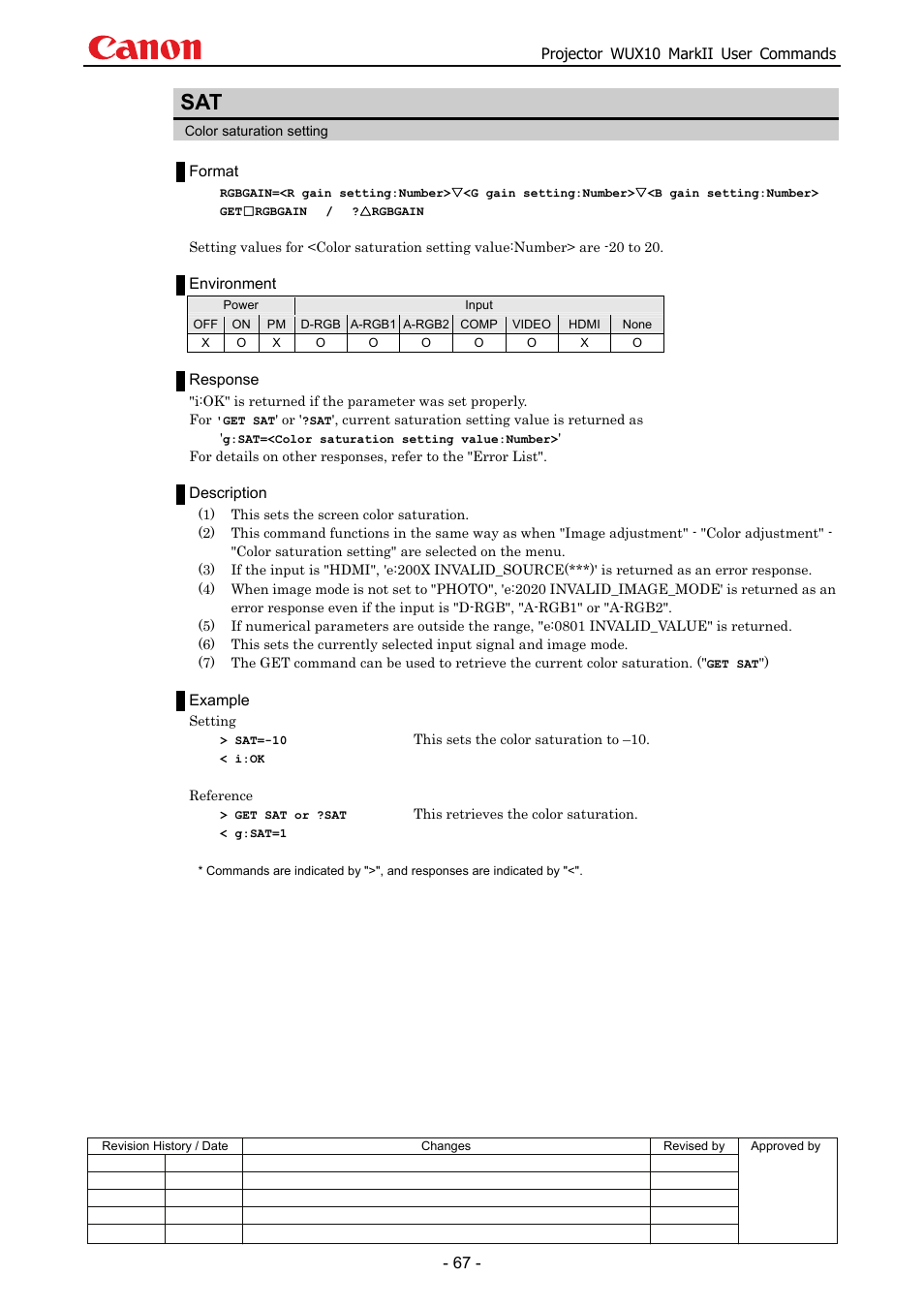 Canon MARKLL WUX10 User Manual | Page 71 / 91