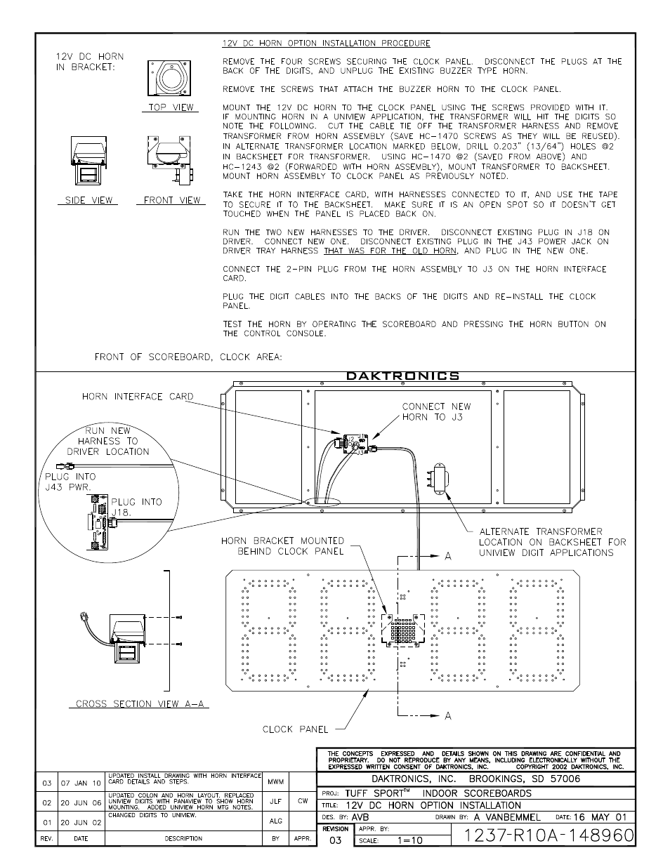 Daktronics BB-2102 Tuff Sport Four-Sided Basketball LED Scoreboard User Manual | Page 74 / 112